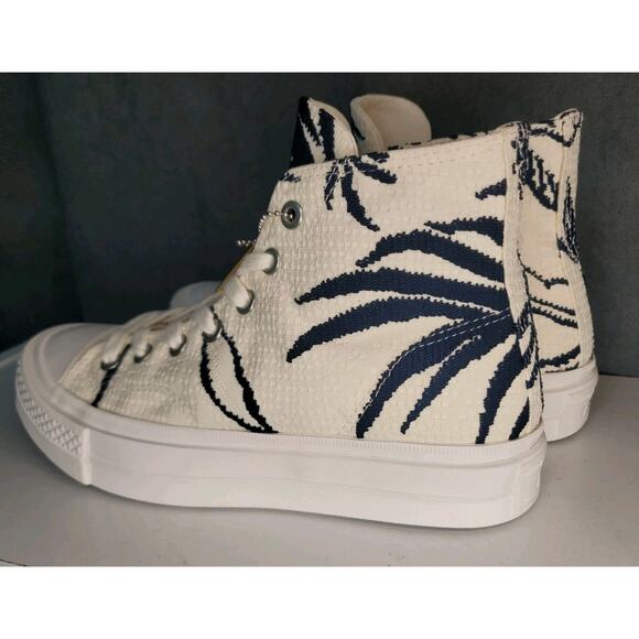 RARE Converse First String Chuck Taylor All Star Woven Floral Vibram Womens 8 - Picture 12 of 16